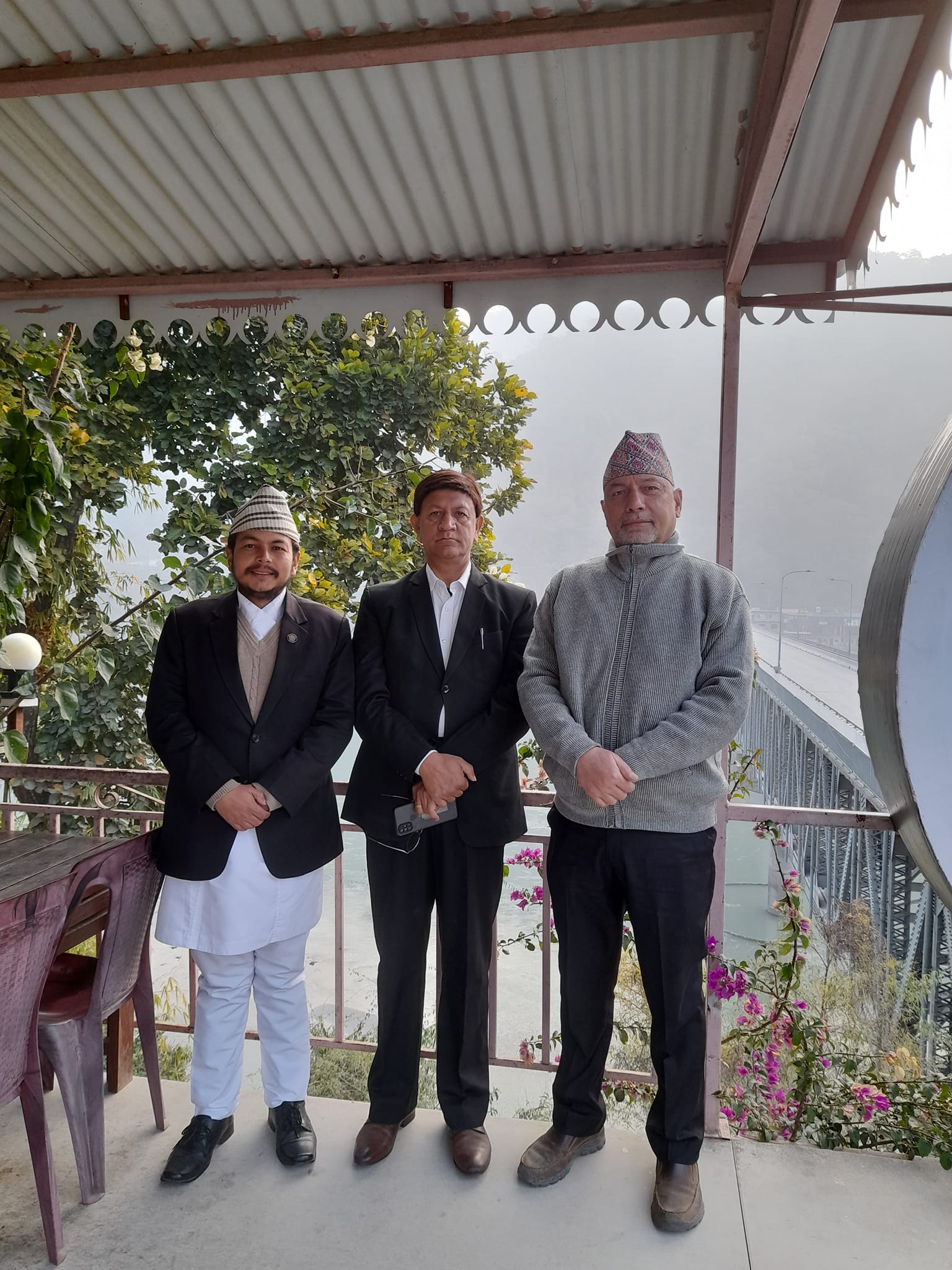 With Sr. Adv. Yubaraj Sangoula and Sr. Adv. Kumar Acharya With Sr. Adv. Yubaraj Sangoula and Sr. Adv. Kumar Acharya